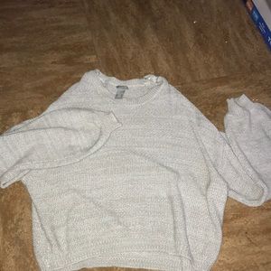 Balloon sleeve sweater